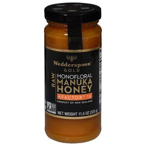 Wedderspoon Honey Raw Monofloral Manuka Gold 6/11.5 OZ [UNFI #2367936] [ebt] T