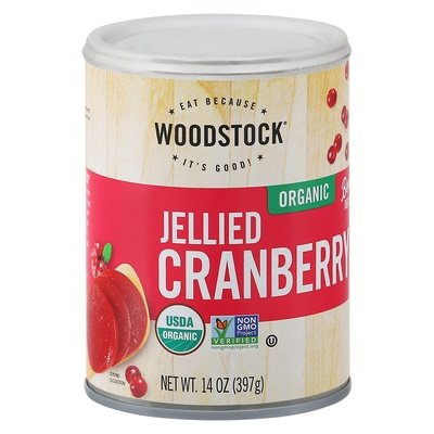 Woodstock Sauce Organic Cranberry Jellied 12/14 OZ [UNFI #2449791] [ebt]