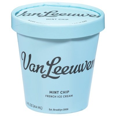 Van Leeuwen Ice Cream Mint Chip 8/14 OZ [UNFI  #2436822]
