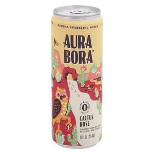 Aura Bora Sparkling Water Cactus Rose 12/12 OZ [UNFI #2610848] [ebt] T