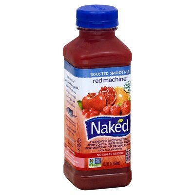 Naked 100% Juice Smoothie Red Machine 8/15.2 OZ [UNFI #2272367] [ebt] T