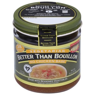 Better Than Bouillon No Chicken Base Vegetarian 6/8 OZ [UNFI #0766295] [ebt]