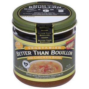 Better Than Bouillon No Chicken Base Vegetarian 6/8 OZ [UNFI #0766295] [ebt]