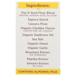 Simple Mills Crackers Almond Flour Farmhouse Cheddar 6/4.90 OZ [UNFI #2272961] [ebt]