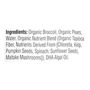 Cerebelly Baby Puree Organic Broccoli Pear 6/4 OZ [UNFI #2529329] [ebt]
