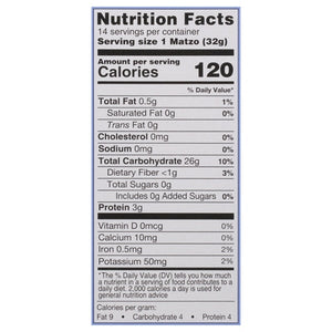 Manischewitz Matzos Original 30/1 LB  [UNFI #0184473]