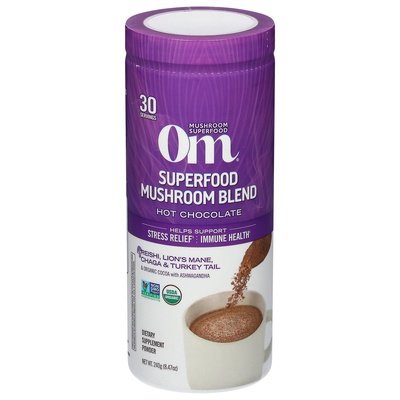 Om Superfood Mushroom Blend Hot Chocolate Powder 1/8.47 OZ [UNFI #2803765] T