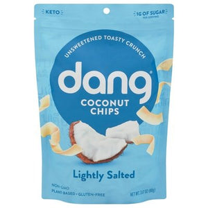 Dang Coconut Chips Keto Lightly Salted 12/3.17OZ [UNFI #1564582] [ebt]