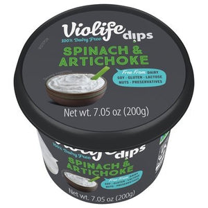 Violife Dips Spinach & Artichoke 8/7.05 OZ [UNFI #2851921] [ebt]