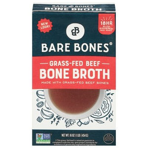 Bare Bones Bone Broth Beef Grass-Fed 6/16 OZ [UNFI #2974459] [ebt]