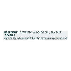 Gimme Seaweed Snacks Roasted Sea Salt & Avocado Oil 12/.32 OZ [UNFI #2530327] [ebt]