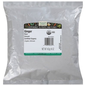 Frontier Nat Prod Co-Op Ginger Root Ground 1 Lb [UNFI #0119800] [ebt]