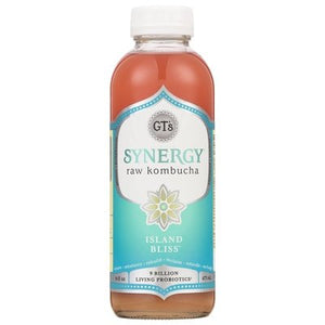 Gts Kombucha Raw Island Bliss 12/16 OZ [UNFI #2917029] [ebt]