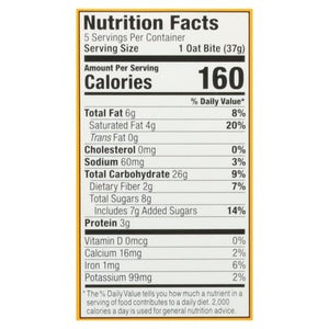 Bobos Oat Bars Oat Bites Peanut Butter Chocolate Chip 6/5/1.3 OZ [UNFI #2267623] [ebt]