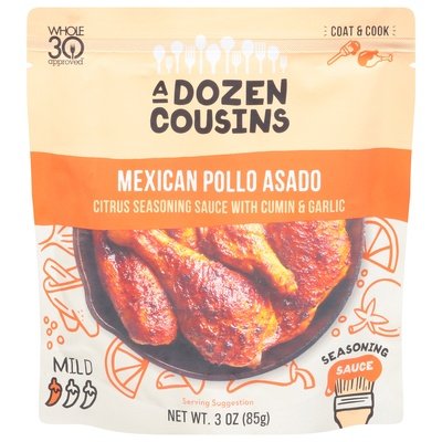 A Dozen Cousins Seasoning Sauce Mexican Pollo Asado 10/3 OZ [UNFI #2819001] [ebt]
