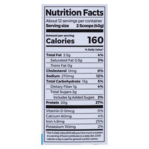 Orgain Protein Powder + Oatmilk Vanilla Bean Flavored 1/16.9 OZ [UNFI #2795540] T