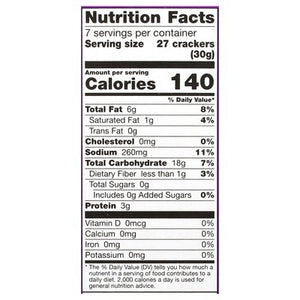 Annies Homegrown Baked Crackers Organic Cheddar Squares 12/7.5 OZ [UNFI #2337145] [ebt]