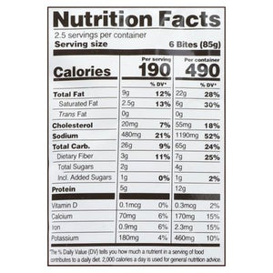 Caulipower Uncured Pepperoni Pizza Bites 8/7.5 OZ [UNFI  #2998771]