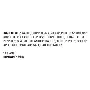 Pacific Foods Chowder Organic Poblano Pepper & Corn 12/16.3 OZ [UNFI #2854420] [ebt]