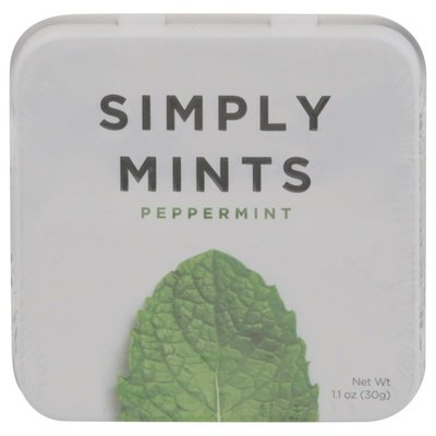 Simply Gum Mints Peppermint 6/30 CT [UNFI #2138204] [ebt] T