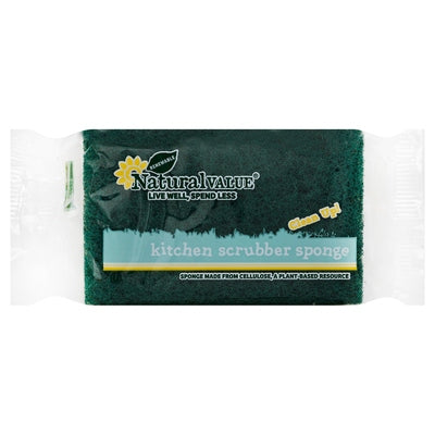 Natural Value Sponge Kitchen Scrubber 24/1 Cnt [UNFI #0990895] T