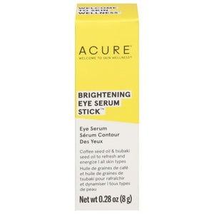 Acure Eye Serum Stick Brightening 1/.28 OZ [UNFI #2945178] T