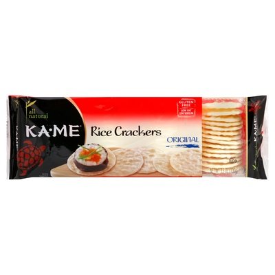 Ka-Me Rice Crackers Original 12/3.5 OZ [UNFI #0997528] [ebt]