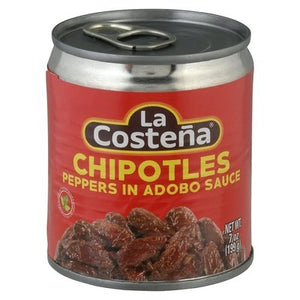 La Costena Chipotles Peppers In Adobo Sauce 24/7 OZ [UNFI #0102434] [ebt]