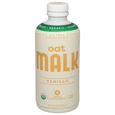 Malk Oat Malk Organic Vanilla 6/28 OZ [UNFI #2882348] [ebt]