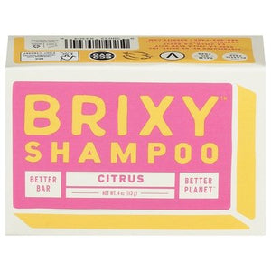 Brixy Shampoo Bar Citrus 1/4 OZ [UNFI #2839033] T