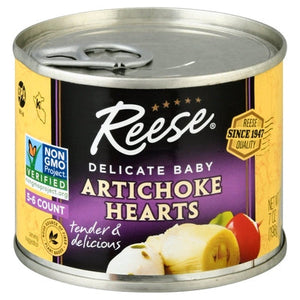 Reese Artichoke Hearts Delicate Baby 12/7 oz [UNFI #0799429 ] [ebt]
