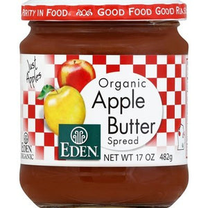 Eden Foods Apple Butter Spread Organic 12/17 OZ [UNFI #0911065] [ebt]
