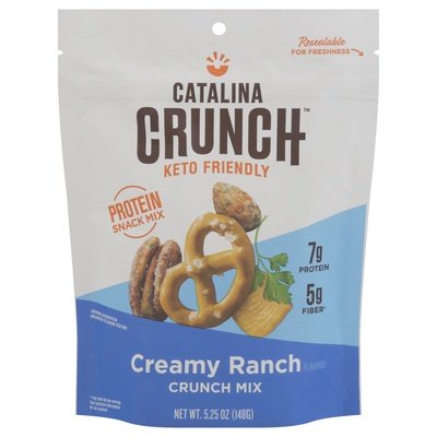 Catalina Crunch Crunch Mix Keto Friendly Creamy Ranch Flavored 6/5.25 OZ [UNFI #2981579] [ebt]