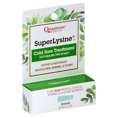 Quantum Health Cold Sore Treatment Superlysine+ Ointment 0.25 OZ [UNFI #0586024] T