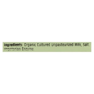 Organic Valley Cheese Cheddar Raw Mild 12/8 OZ [UNFI #0222208] [ebt]