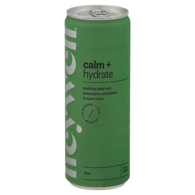 Heywell Sparkling Water Calm + Hydrate Lime 12/12 OZ [UNFI #2849958] [ebt] T