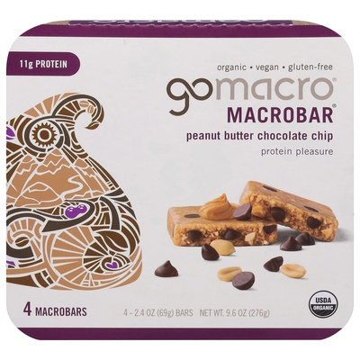 Gomacro Macrobars Peanut Butter Chocolate Chip 7/4/2.4 OZ [UNFI #2792166] [ebt]