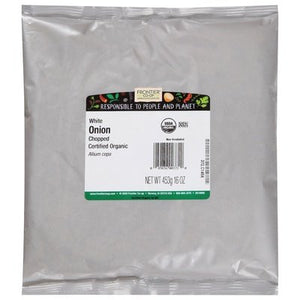 Frontier Nat Prod Co-Op Onion White Chopped 1 Lb [UNFI #0478370] [ebt]