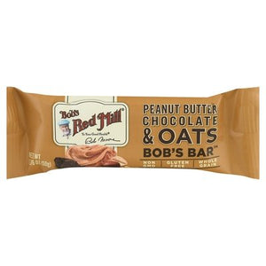 Bobs Red Mill Bobs Bar Peanut Butter Chocolate & Oats 12/1.76 OZ [UNFI #2369460] [ebt]