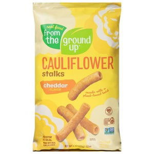 From The Ground Up Cauliflower Stalks Cheddar Flavor 12/4 OZ [UNFI #2384428] [ebt]