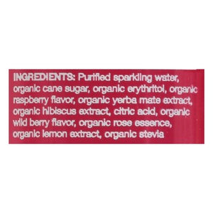 Clean Cause Yerba Mate Beverage Sparkling Raspberry 12/16 OZ [UNFI #2406874] [ebt]