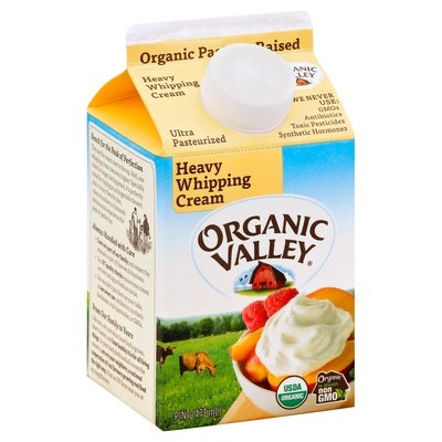 Organic Valley Whipping Cream Heavy 12/16 OZ [UNFI #0150037] [ebt] T