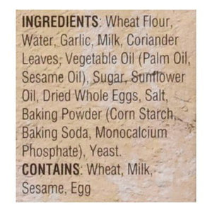 Deep Garlic Naan 8/8 OZ [UNFI  #2504579]