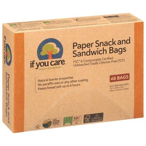 If You Care Paper Snack & Sandwich Bags 12/48 Ct [UNFI #0284687] T