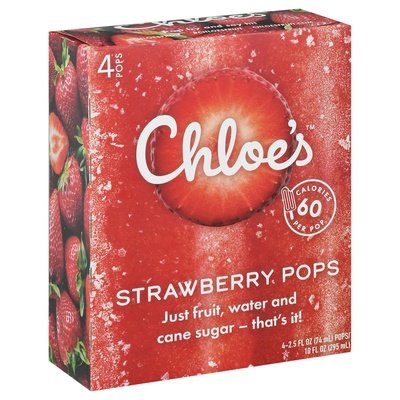 Chloe Straw Fruit Pops 6/4/2.5OZ [UNFI  #1581750]
