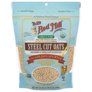 Bobs Red Mill Oats Steel Cut Organic 4/24 OZ [UNFI #2276202] [ebt]