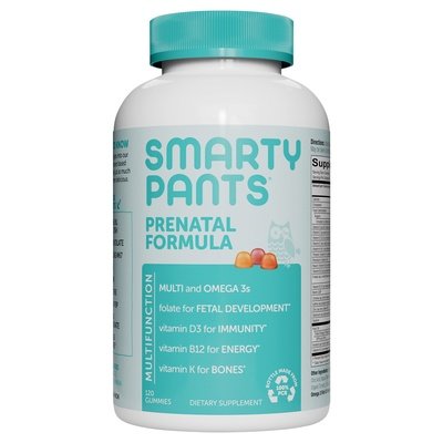 Smartypants Prenatal Formula Gummies Lemon Orange And Strawberry Banana 1/120 CT [UNFI #2423655] T