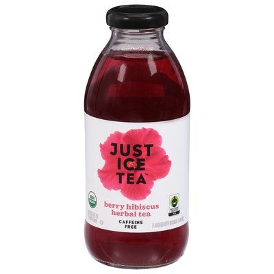 Just Ice Tea Herbal Tea Caffeine Free Berry Hibiscus 12/16 OZ [UNFI #2894467] [ebt]