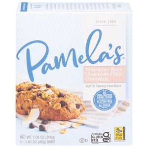 Pamelas Oat Bars Soft & Chewy Chocolate Chip Coconut 6/5/1.41OZ [UNFI #429613] [ebt]