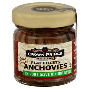 Crown Prince Anchovies Flat Fillets 18/1.5 OZ [UNFI #0798603] [ebt]